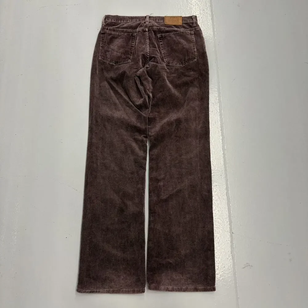 Vintage 70s Polo Ralph Lauren Burgundy Corduroy Pants 33x34